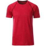 Maillot running respirant - homme - jn496 - rouge m�lange