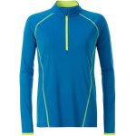 Maillot running respirant manches longues - femme - jn497 - bleu vif