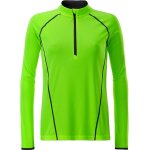 Maillot running respirant manches longues - femme - jn497 - vert vif