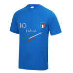 Maillot sport italie t - shirt de foot unisexe style supporter