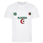 Maillot - tee shirt foot inspir� alg�rie enfant blanc