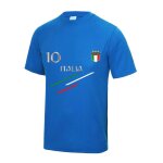 Maillot - tee shirt de foot italie homme bleu royal