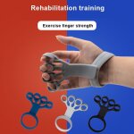 Main grip enhancer silicone finger expander finger strength trainer fitness palm exercise rehab workout ... Main grip enhancer silicone finger expander finger strength trainer fitness palm exercise rehab workout ...