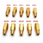 Main jet 205 - 250 lot de 10 pièces de carburateur principal de moto, jets de pilote lent pour pwk pwm ... Main jet 205 - 250 lot de 10 pièces de carburateur principal de moto, jets de pilote lent pour pwk pwm ...