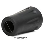 Manche de montagne extrieur avec houille de protection intrieure de 11mm couleur noire accessoires ...