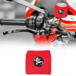 Manchette en eponge - gecko - rouge - universelle - absorbe huile - 70 x 85 mm