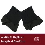 Manchette de veste en duvet en coton côtelé elastique, manteau coupe - vent anti - sale, manchette de ... Manchette de veste en duvet en coton côtelé elastique, manteau coupe - vent anti - sale, manchette de ...