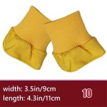 Manchette de veste en duvet en coton ctel elastique, manteau coupe - vent anti - sale, manchette de ...