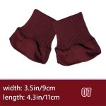 Manchette de veste en duvet en coton côtelé elastique, manteau coupe - vent anti - sale, manchette de ... Manchette de veste en duvet en coton côtelé elastique, manteau coupe - vent anti - sale, manchette de ...