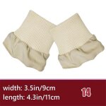 Manchette de veste en duvet en coton ctel elastique, manteau coupe - vent anti - sale, manchette de ...