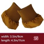 Manchette de veste en duvet en coton ctel elastique, manteau coupe - vent anti - sale, manchette de ...