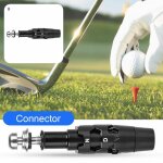 Manchon d'adaptateur d'arbre de golf de haute qualit�, en alliage d'aluminium professionnel, connecteur ...