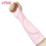 Manchons de bras rembourrs pour filles, avant - bras de passage avec trou de pouce, coussinets de bras ...