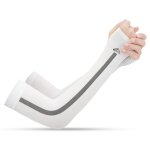Manchons de bras en tissu de glace, 2 pièces, protection contre le soleil uv pour sports d'été, course ... Manchons de bras en tissu de glace, 2 pièces, protection contre le soleil uv pour sports d'été, course ...