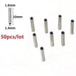 Manchons de fil de pêche en acier inoxydable, tube en cuivre, accessoires en aluminium, lot de 50 a 100 ... Manchons de fil de pêche en acier inoxydable, tube en cuivre, accessoires en aluminium, lot de 50 a 100 ...