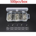 Manchons de sertissage de baril de tube de cuivre, ligne de pche, connecteurs de fil, tubes mixtes, ...