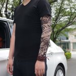 Mancommuniste de tatouage de bras de fleur pour hommes et femmes, sans couture, equitation en plein air, ... Mancommuniste de tatouage de bras de fleur pour hommes et femmes, sans couture, equitation en plein air, ...