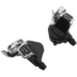 Manette route p2r pour cintre plat 10 vitesses push - pull compatible shimano double - triple (paire) ...
