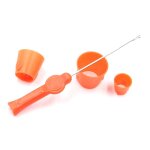 Mangeoire distributeur d'appât pour la pêche a la carpe, support d'équipement en forme de fusée, Mangeoire distributeur d'appât pour la pêche a la carpe, support d'équipement en forme de fusée,