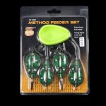 Mangeoires de pêche en ligne, 4 pièces, avec ensemble de moules pour carpe, outils de matériel de pêche, ... Mangeoires de pêche en ligne, 4 pièces, avec ensemble de moules pour carpe, outils de matériel de pêche, ...