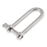 Manille a anneau droit d en acier inoxydable, pour gr�ement d'ancrage de bateau, 3 / 8 pouces