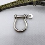 Manille d'injecteur en acier inoxydable pour camping en plein air, broche a vis, bracelets de ulde survie, ... Manille d'injecteur en acier inoxydable pour camping en plein air, broche a vis, bracelets de ulde survie, ...