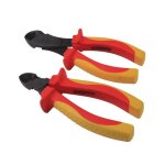 Mannesmann pince coupante diagonale - 185 mm - jaune et orange