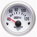 Manometre temperature eau - fond blanc - diametre 52mm
