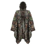 Manteau 3d a feuilles, vtements, jungle, fort, chasse, camouflage, poncho, cape