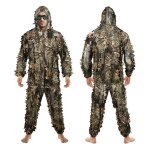 Manteau de chasse motif feuilles 3d pour hommes, vêtements d'extérieur, combinaison de camouflage, vêtements ... Manteau de chasse motif feuilles 3d pour hommes, vêtements d'extérieur, combinaison de camouflage, vêtements ...