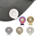Marqueur de balle de golf magntique, clips de chapeau de golf, support de marqueur de balle, durable ...
