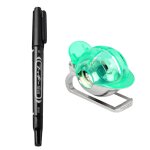 Marqueur de balle de golf avec stylo, rouge / bleu / vert Marqueur de balle de golf avec stylo, rouge / bleu / vert