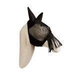 Masque anti - mouches pour cheval classique avec pompons pour les oreilles et le nez kentucky horsewear ...
