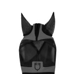 Masque anti - mouches pour cheval equestro logoed xl mixte gris