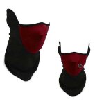Masque chaud face cou masque paintball vlo moto masque anti froid rouge