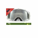 Masque cross ariete 8k top - blanc / kaki