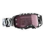 Masque cross scott goggle prospect amplifier - noir marbre / blanc / rose