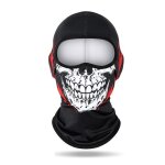 Masque de cyclisme imprim� cr�ne : cagoule respirante pour moto et activit�s ext�rieures