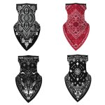 Masque de cyclisme a la mode unisexe, echarpe avec boucles auriculaires, protection uv, multifonctionnel, ...