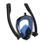 Masque intgral de plonge sous - marine pour hommes et femmes, equipement de plonge avec tuba, anti ...