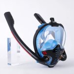 Masque intgral de plonge sous - marine pour hommes et femmes, equipement de plonge avec tuba, anti ...
