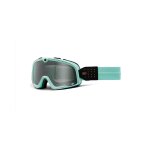 Masque moto cross ecran fum� 100% barstow cardif - bleu / noir