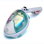 Masque de plonge intgral avec tuba guardian view, anti - bue, anti - fuite, pour la natation, la comptitio ...