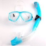 Masque de plonge sous - marine professionnel, lunettes de plonge sous - marine, tuba tout sec - type ...