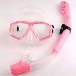 Masque de plonge sous - marine professionnel, lunettes de plonge sous - marine, tuba tout sec - type ...