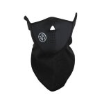 Masque de protection respiratoire pour moto - cagoule - noir
