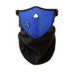 Masque robesbon vlos masques extrieur chaud anti - poussire coupe - vent masque visage froid bleu