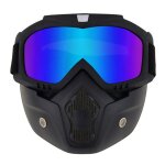 Masque de ski pour homme et femme, lunettes de neige, protection contre le vent, adapt�es au motocross, ...