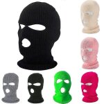 Masque de ski tricot couvre - visage hiver cagoule masque complet pour les sports de plein air d'hiver ...