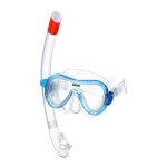 Masque et tuba de plongee panarea silter - medium - bleu